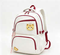 Sac à dos léger et imperméable pour adolescents et étudiants, sac d'école multi-poches pour lycéens et collégiens