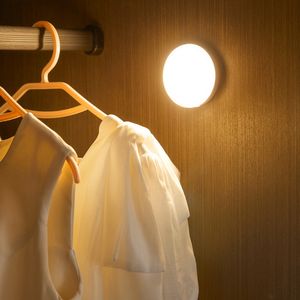 PIR Motion <b>Sensor</b> <b>LED</b> Night <b>Light</b> USB Rechargeable Night Lamp for Kitchen Cabinet Wardrobe Lamp Staircase Wireless Closet <b>Light</b> - Product Image 6