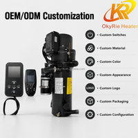 OkyRie Chauffe-moteur diesel liquide 12V 24V 15KW avec télécommande LCD compacte pour camion, bateau, caravane - Vente en gros