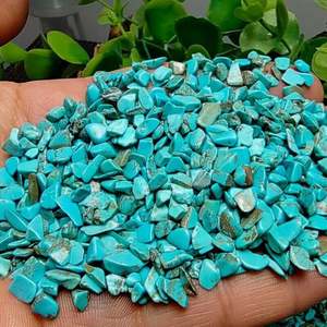Piedra Semipreciosa de Howlita Verde Turquesa en Bruto para Meditación y Equilibrio de Chakras - Product Image 2