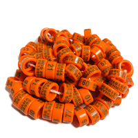 Bagues Canarc originales pour oiseaux, bagues pour pigeons avec nom, anneaux de patte pour pinsons et canaris, bagues en plastique pour oiseaux 8 mm