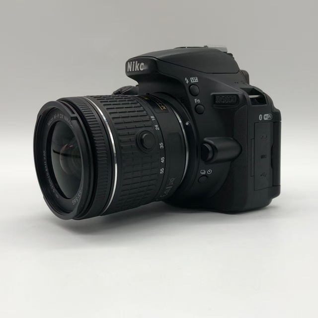 Used N Ikon D5600+18-55VR lens DSLR Camera,HD Video digital cameras,entrylevel Photography CMOS sensor and Wi-Fi enabled camera