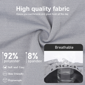 Sport-Friendly in microfibra poliammide senza soluzione di continuità Boxer intimo da uomo elastico Logo cintura senza tag mutande tinta unita Mix - Product Image 4