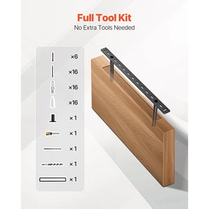 Nhiệm vụ nặng nề 22 inch/558.4mm nổi Kệ Khung kết nối & Kệ hỗ trợ - Product Image 3