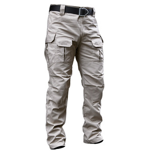 Offres Spéciales 6 poches Design tactique Cargo Pantalon de travail avec poches multi-outils Pantalon cargo extérieur élastique pour hommes - Product Image 5