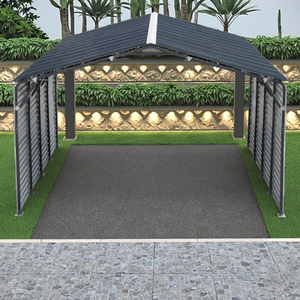 <span class=keywords><strong>Abri</strong></span> <span class=keywords><strong>de</strong></span> <span class=keywords><strong>jardin</strong></span> extérieur en acier 20x20 pieds, imperméable, galvanisé, mobile, pour 2 voitures, <span class=keywords><strong>abri</strong></span> <span class=keywords><strong>de</strong></span> stationnement, <span class=keywords><strong>garage</strong></span>, <span class=keywords><strong>abri</strong></span> pour voitures - Product Image 2