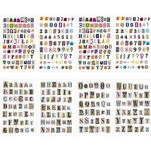 Autocollants lettres de <span class=keywords><strong>magazine</strong></span>, autocollants alphabet et numéros pour scrapbooking, album photo, bouteille d'eau, cadeaux, artisanat, journal, décoration de porte - Product Image 3