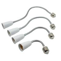 Vente en gros usine AK-TECH 250V Adaptateur d'extension flexible en bakélite Douille à vis LED E27 E27 Support de lampe coudé universel Fujian