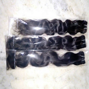 Cheveux naturels Remy Deep Wave d'un seul donneur, tissage de cheveux indiens du Sud, vente chaude, REMI HAIR 100g, cheveux humains à double trame faits à la machine - Product Image 1