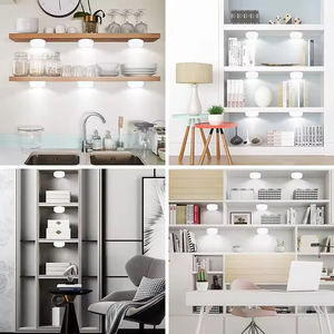 LED Intelligent Linkage <b>Touch</b> Switch Remote Control Mini Modern <b>Bedroom</b> Cabinet <b>Lamp</b> RGB Night Light - Product Image 6