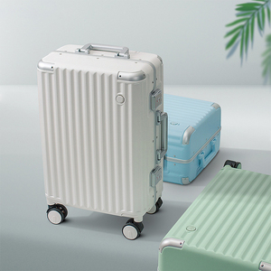 Gift Custom Portable TSA Safety Design Travel Trolley Case 20 22 24 26 Inch PC Aluminum Frame Waterproof Luggage <b>Suitcase</b> - Product Image 2