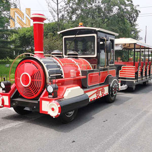 Tren Turístico sin Rieles <span class=keywords><strong>de</strong></span> 42 Plazas, Motor Diésel <span class=keywords><strong>de</strong></span> 130 CV, Alcance <span class=keywords><strong>de</strong></span> 300 km, Paseo Turístico Panorámico, Certificado CE, Equipo para Parques Temáticos - Product Image 4