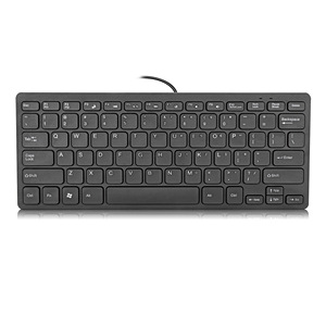 78-Key trung tính K1000 Mini sô cô la bàn phím thiết lập máy tính xách tay Máy tính để bàn phổ có dây USB bàn phím - Product Image 1