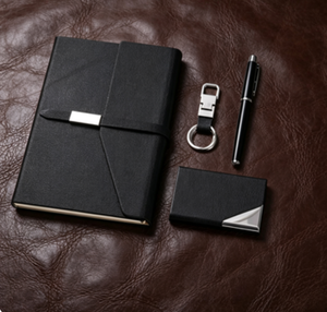Set de Regalo Corporativo Personalizado, Cuaderno A5 y Bolígrafo, Porta Tarjetas de Visita, Llavero, Set para Eventos Promocionales - Product Image 3