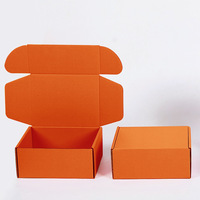 Boîte d'emballage en carton ondulé personnalisée de luxe pliable écologique pour vêtements, chaussures, sous-vêtements, cadeaux, expédition