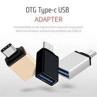 Prix usine aluminium USB-C mâle vers USB 3.0-A adaptateur femelle OTG Type C vers USB a pour Smartphone et ordinateur portable de bureau