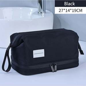 Travel <b>Toiletry</b> <b>Bag</b> Waterproof with Wet Dry Compartments TSA Approved Hanging Organizer for Business Gym <b>Camping</b> Dopp Kit - Product Image 5