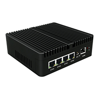 Mini PC sans ventilateur Intel Celeron Quad Core 4x 2.5G LAN DDR4 RAM SSD HDD Graphiques intégrés pour les entreprises et l'industrie