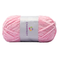 Fil 100% polyester, 5 mm, épaisseur moyenne, fil chenille pour tricot à la main, crochet DIY, pull, écharpe ou sac