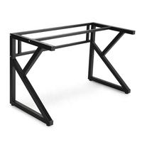 Escritorio de Oficina con Marco en Forma de K de Madera Reforzada, Estación de Trabajo para Computadora de Alta Resistencia, Superficie de Escritorio de 5 cm de Grosor, No Plegable, para Estudio en Casa y Juegos