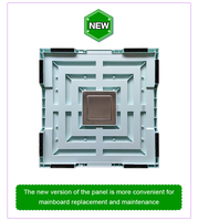 Panneaux de réparation pour écran de piste de danse LED magnétique 3D en bois à pixels