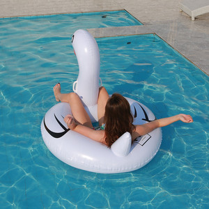 Hồ Bơi Phụ Kiện 120Cm Kích Thước Lớn Màu Trắng Inflatable Bơi Vòng Bơi Thiên Nga Vòng Cho Người Lớn - Product Image 3