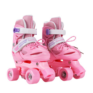 Nouveauté Patins à roulettes pour enfants de haute <span class=keywords><strong>qualité</strong></span> réglables à prix avantageux et colorés à double rangée pour l'extérieur - Product Image 2