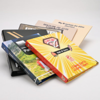 Carpeta de Anillas Personalizada de Cartón Resistente, A4/Carta, 2, 3, 4 Anillas en D/O, Impresión UV, Logotipo en la Cubierta, Carpeta de Presentación para Oficina