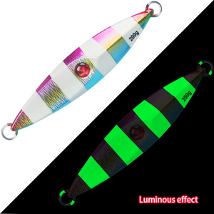 Señuelo de Pesca Jigging de 250g, Forma de Diamante, Cebo Láser, para Pesca en Agua Salada, Uso en Barco, Plástico, Hundimiento Lento - Product Image 4