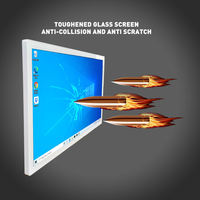 PC tout-en-un i7/ i3 /i9 Moniteur LCD blanc à cadre ouvert Tablette étanche Ordinateur de bureau à écran tactile