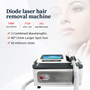 Equipo de depilación láser portátil Alexandrite 755nm, máquina de eliminación de vello Alexandrite Leaser, depiladora Láser de Diodo láser - Product Image 2