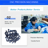 Servicio de Mecanizado CNC OEM LianTai Modelo 22 4/5 Ejes para Torneado y Fresado de Piezas de Acero Inoxidable, Latón y Aluminio