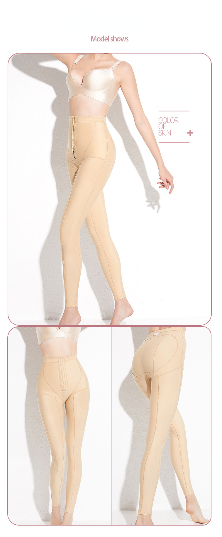 ZOYIAME Post Surgical Garments Tummy Control Leg Liposuction Shaping Pants Butt Lift Legging Compression Fajas Colombianas Pants