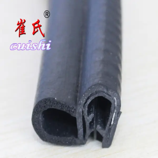 Manufacturer high quality epdm rubber flexible and bendable door rubber strip