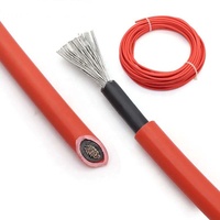 Hot Beliebte 4 mm2 6 mm2 10 mm2 XLPO Rot Schwarz DC AC Solar PV Kabel und Draht Preis für Solar panel