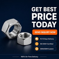 Оптовая продажа шестигранных гаек из нержавеющей стали DIN 934 304 A2 70 M3-M24 по оптовой цене с быстрой доставкой, OEM