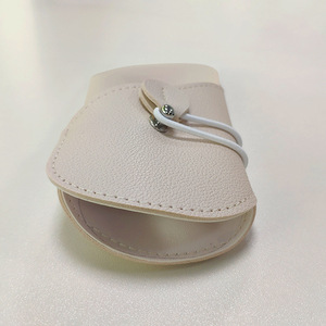 Pochette à pinceaux de maquillage en PU avec fermeture éclair, résistante à l'eau, avec cordon, portable, pour le rangement des cosmétiques, organiseur de voyage, logo personnalisé - Product Image 3