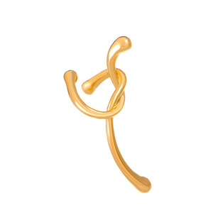 Pendientes de Oreja Geométricos Minimalistas de Aleación, Diseño Creativo Vintage, Clip de Oreja Sin Perforación, Joyería Retro para Mujer - Product Image 5