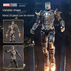 Nuove Action figure MK41 scheletro nero 7 pollici mobili giunti in ferro da uomo genuino meraviglia regalo in plastica 1:8 modello giocattolo età 14 + - Product Image 3