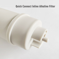 Filtre à eau alcalin universel de reminéralisation, équilibre du pH et restauration des minéraux essentiels, T33, meilleur filtre en ligne post-RO au charbon actif