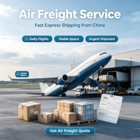 Service DDP Urgent de Commerce Général Tout-en-un par Air+Express pour Cargaison de Haute Valeur, Dédouanement Porte-à-Porte Complet, Fret US