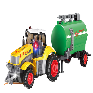 MILI Control remoto Farm Truck RC TractorToys con luces y sonido Camión cargador de madera 1/24 Escala Vehículo Tractor Juguetes Coches - Product Image 3