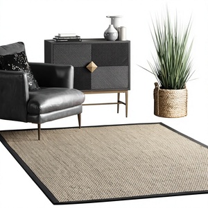 Tapis d'hôtel en gros, modernes, réversibles, en sisal naturel tissé, moelleux, résistants aux taches, grands tapis de sol pour la maison, la porte et le salon - Product Image 3