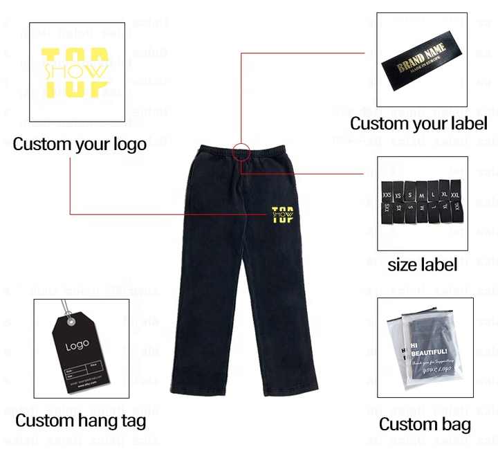 High Quality Custom Hip Hop Faux Leather Stacked Leather Bottom Pants Custom Y2k Slim Fit Leather Cargo Pants for Men