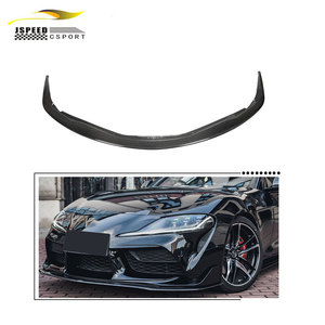 Lame de pare-choc avant en Fiber de carbone, accessoire de voiture, pour <span class=keywords><strong>Toyota</strong></span> brady A90 GR <span class=keywords><strong>coupé</strong></span> 2 portes 2019 — 2020 - Product Image 1