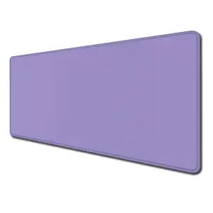 紫色大游戏鼠标垫，带缝合边缘防滑橡胶底座键盘鼠标垫加长XXL桌垫