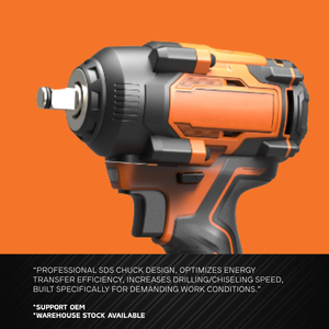 Clé à chocs sans fil professionnelle 20V MAX Brushless 650Nm à couple élevé pour l'automobile, les camions et les équipements lourds - Product Image 4