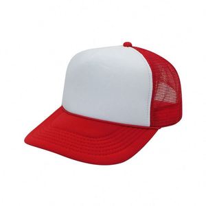 Man <b>Women</b> Wholesale 5 Panel Mesh Trucker <b>Cap</b> Own logo Custom Foam Trucker <b>Cap</b> - Product Image 5