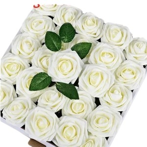 Boîte cadeau très vendue, roses en mousse PE, fleurs artificielles avec tiges, 25 fleurs pour la décoration de mariage, cadeau pour la Saint-Valentin - Product Image 6