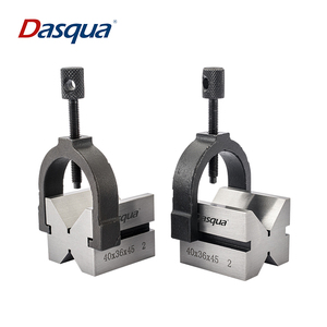 Dasqua 6-32mm Precision Hardened Steel <strong>Angle</strong> V-<strong>Block</strong> &amp; Clamp Set Clamp Pair Machinist Tools - Product Image 5